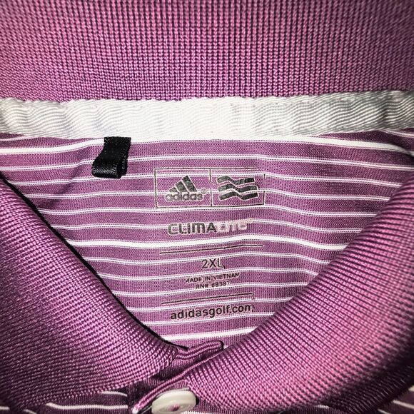 Adidas Golf XL Climacool Striped Tee Active - Picture 4 of 6